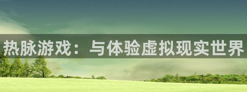 pp电子仓储中心：热脉游戏：与体验虚拟现实世界