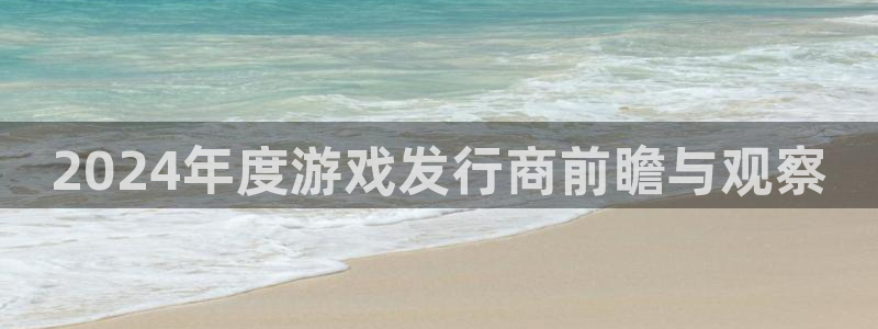 pp电子官网注册地址在哪里啊：2024年度游戏发行商前瞻与观察